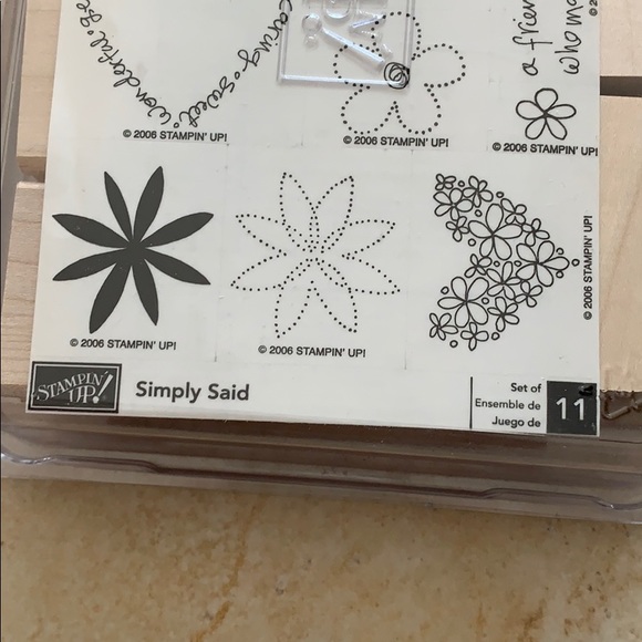 Stampin Up! Retired NIB Simply Said stamps - Picture 3 of 5